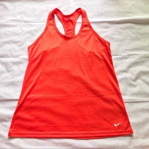 Orange Nike Dri-Fit Tank